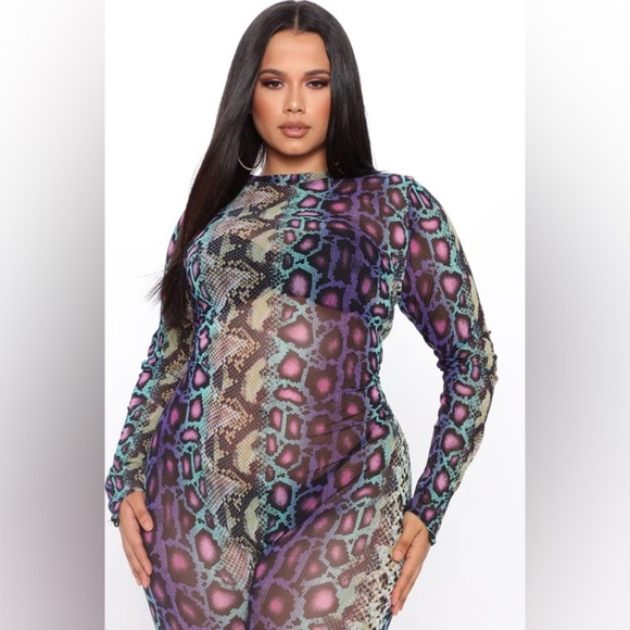 sassy slither snake jumpsuit bodysuit - Picture 5 of 6